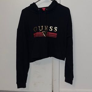 Guess cropped hoodie